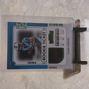 Chuba Hubbard RC patch